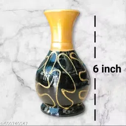 onneybrothers MAKDI DESIGN VASE PACK OF 2 Decorative Showpiece - 10 cm image 3