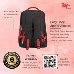 my fav Baby Diaper Bag with Zipper Washable Multiutility Mothers Maternity Bag Diaper Bag image 4