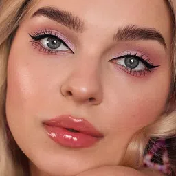 sheny lip gloss Pink Glitter Glossy Lip Oil (5 ml, PINK)B PACK OF 1 image 2