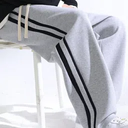 stockton Men Striped Grey Track Pants-picture-20