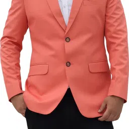 aljaami Men Solid Single Breasted Casual Blazer-picture-33