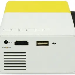 dkian Dkian YG300 Mini Portable Projector LED Home Theater 400 Lumen Projector for kid 400 lm LCD Corded Portable Projector image 2