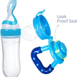 yuvex MULTICOLOR TOY BABY SPOON WITH NIBBLER FOR BABY USE NOT HARMFULL FOR BABY Feeder-picture-11