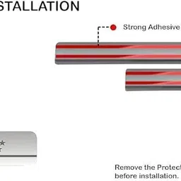 carshade hyundai eon model Foot Step Compatible For All Models Door Sill Plate image 3