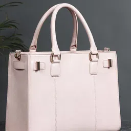 White Lily PU Structured Handheld Bag-picture-17