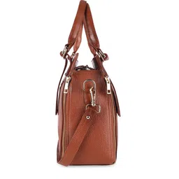 HiLEDER Pure Leather Structured Handheld Bag image 4