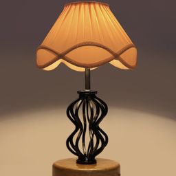 Devansh Off White Solid Table Lamps-picture-44
