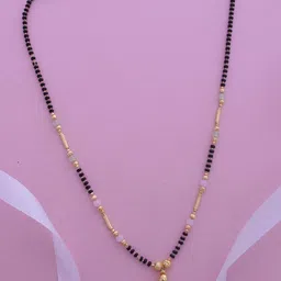 Ramdev Art Fashion Jwellery Gold-Plated Artificial Stones and Beads Mangalsutra-picture-21