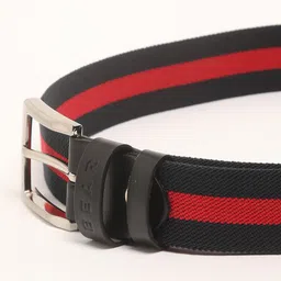 THE BEAR HOUSE Men Striped Canvas Casual Belt image 3