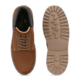 Harrytech London Men Tan Solid Casual Block-Heeled Boots image 2