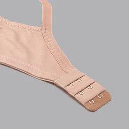 Dollar Missy Pack of 2  Cotton Wire-Free Uplift Support Bra DES-1201-R3-WHT-SKN-PO2 image 5