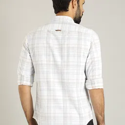 Indian Terrain Classic Tartan Checks Spread Collar Cotton Casual Shirt image 4