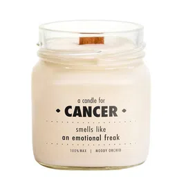 Aromatic Fables White Scented Cancer Zodiac Glass Jar Candle image 3