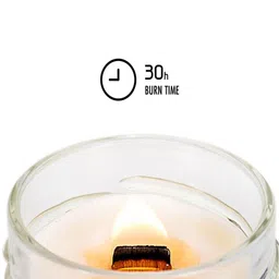 Aromatic Fables White Scented Cancer Zodiac Glass Jar Candle image 4