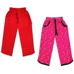 IndiWeaves Girls Pack of 2 Mid-Rise Cotton Printed Capris-picture-14