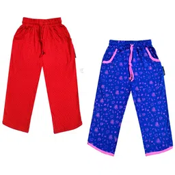 IndiWeaves Girls Pack of 2 Mid-Rise Cotton Printed Capris-picture-27