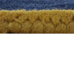 PRESTO Yellow & Blue Geometric Hand Tufted Round Carpet image 3