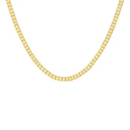 GIVA Men 925 Sterling Silver Gold-Plated Chain image 2