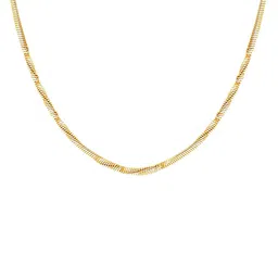 GIVA Men 925 Sterling Silver Gold-Plated Chain image 2