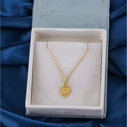 Brandsoon Gold-Toned & White Brass One Gram Gold-Plated Chain-picture-20