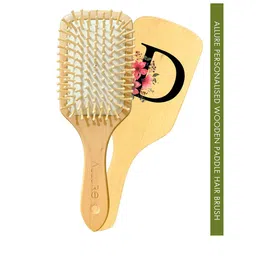 ALLURE Letter D Printed Paddle Hair Brush-picture-27