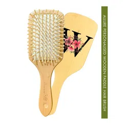 ALLURE Letter W Printed Paddle Hair Brush-picture-38