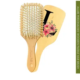 ALLURE 'L' Letter Printed Paddle Hair Brush-picture-20