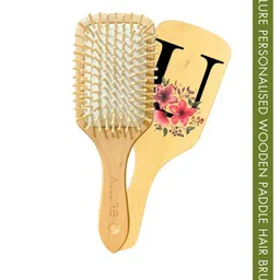 ALLURE Letter U Printed Paddle Hair Brush-image-51