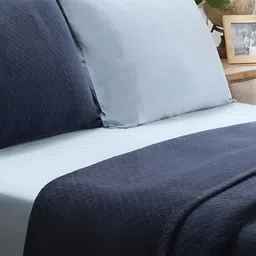 MASPAR Colorart Blaize Blue 120 TC Single Bed Cover image 3