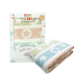 TIDY SLEEP White & Blue Cartoon Characters Mild Winter 210 GSM Single Bed Dohar image 2