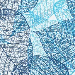 Divine Casa Blue Floral AC Room 110 GSM Double Bed Dohar image 4