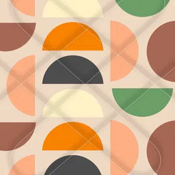 Story@home Peach-Coloured & Green Geometric 180 GSM Reversible Double Bed Comforter image 5