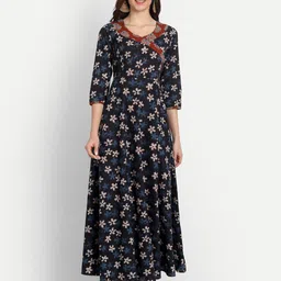SUTI Cotton Floral Maxi Dress-picture-49
