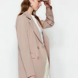 Trendyol Longline Double-Breasted Blazer image 4