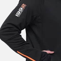 Woodland Men Black Water Resistant Quilted Jacket image 5