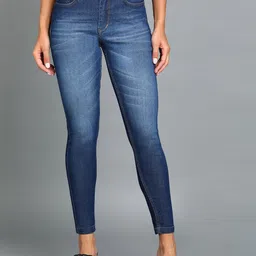 Urbano Fashion Women Skinny Fit Light Fade Stretchable Jeans-picture-21