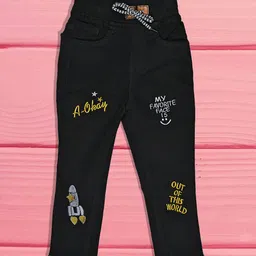 A-Okay Girls Slim Fit High-Rise Embroidered Cotton Jeans-picture-31