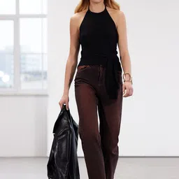Trendyol Women Mid Rise Pure Cotton Jeans-image-12