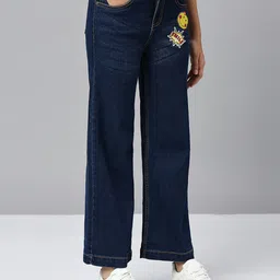 YK Girls Flared Clean Look Stretchable Jeans image 2