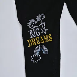 F2M Boys Boys Slim Fit Jogger High-Rise Embroidered Stretchable Jeans image 5