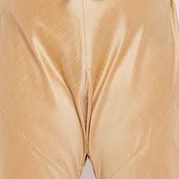 VASTRAMAY Men Rose Gold Floral Kurta with Churidar image 3