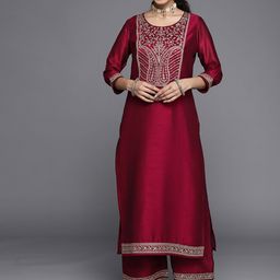 Libas Women Paisley Embroidered Kurta-picture-0