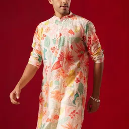 VASTRAMAY Men Printed Kurta image 3
