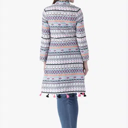 DODO & MOA Ethnic Motifs Printed Straight Kurta image 3