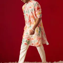 VASTRAMAY Men Printed Kurta image 5