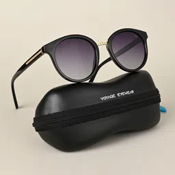 Voyage Women Round Sunglasses with Polarised and UV Protected Lens-P205PMG4259Z-image-34
