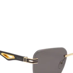 Ted Smith Unisex Aviator Sunglasses with UV Protected Lens image 2