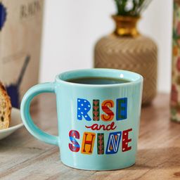 Chumbak Blue Printed Dishwasher & Microwave safe Ceramic Glossy Mug 300ml-picture-7