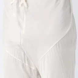 KISAH Mandarin Collar Pure Cotton Kurta with Churidar with Printed Nehru Jacket image 3