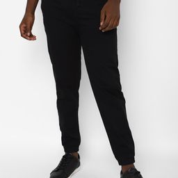 FOREVER 21 Men Black Regular Fit Solid Joggers-picture-45